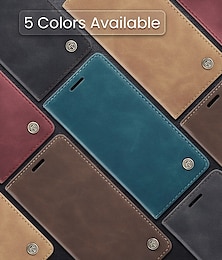 abordables -teléfono Funda Para Samsung galaxia Plegado en Z 7 Plegado en Z 6 Z Fold 5 Z Fold 4 Gire la tapa con Soporte Magnética Ranura para tarjetas Retro TPU Cuero de PU