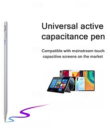 abordables -Lápices ópticos universales bp-16 para pantallas táctiles, lápiz digital inteligente activo de punta fina, compatible con iPad y la mayoría de tabletas