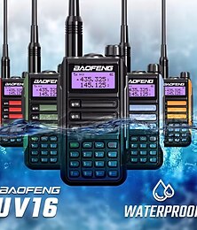 abordables -1pc talkie-walkie tri bande professionnel chasse jambon étanche longue portée type-c chargeur vhf uhf radio portable bidirectionnelle