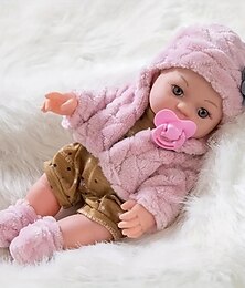 preiswerte -30 cm/12 zoll reborn puppe realistische baby puppe mit set hut socken schnuller weihnachtsfest geschenk
