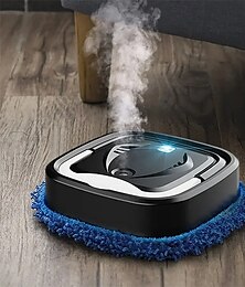 abordables -Combo de aspiradora robot y trapeador autocargable de 1 pieza con puerto de carga USB para limpieza inteligente del hogar