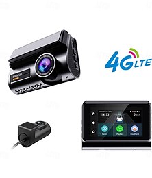 voordelige -dashcam camera's video recorder dual lens front en rear dash cam voor auto's remote intercom en remote playback