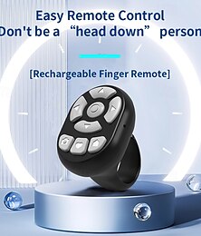 economico -video mini anello bt telecomando otturatore per tiktok youtube wireless page turner selfie telecomando per app android