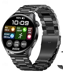 お買い得  -imosi 1.53インチ スマートウォッチ フィットネス ランニングウォッチ Bluetooth 歩数計 通話リマインダー 睡眠トラッカー Android iOS対応 女性 男性 ハンズフリー通話 防水 メディアコントロール IP67
