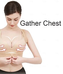 olcso -női melltámaszok, púpos tartás korrigáló, melltámasz, mellkas púphoz, megereszkedett, testtartás, fűzős melltartó mellény