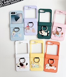 halpa -puhelin Etui Käyttötarkoitus Z-kääntö 7 Z Flip 6 Z Flip 5 Z Flip 4 Z Flip 3 Sormussolki Iskunkestävä Retro TPU Silikoni