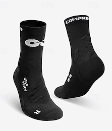 preiswerte -Sportsocken laufsocken 1 Paar Farbblock Herren Socken Kompressionssocken Rutschfest Atmungsaktiv Schweißableitend Komfortabel Fitnesstraining Fussball Laufen Joggen Radsport Sport Farbblock Modisch