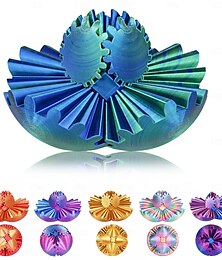 abordables -jouet à engrenages, sphère à engrenages imprimée en 3D, balle anti-stress, jouet de bureau à engrenages, jouet à engrenages pour la relaxation du stress et de l'anxiété, pour les bas de Noël des