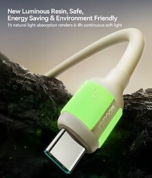 economico -1 confezione Joyroom Cavo di ricarica multiplo 60W 3,3 piedi 6,6 piedi Da USB C a USB C / Lightning Da USB A a USB C / Lightning 3 A Ricarica veloce Gel di silice liquido Per Macbook iPad Samsung