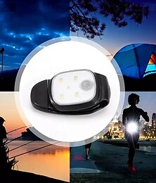 levne -2ks dobíjecí LED klipová světla usb napájená běžecká světla pro běh, kempování, cyklistiku  & rybolov