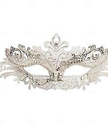 preiswerte -Phantom der Oper ca. 1,50 m breites Doppelbett Karnevalsmaske Venezianische Maske Columbina Erwachsene Damen Halbes Gesicht Party Maskerade Karneval von Venedig Halloween Karneval Einfaches