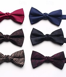 economico -Per uomo Papillon Contemporaneo moderno Sexy Tinta unita / tinta unita Ricevimento di matrimonio Da tutti i giorni