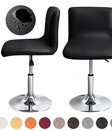 abordables -Funda para taburete de bar, elástica y duradera, perfecta para proteger y refrescar sus taburetes de bar, agrega estilo y comodidad a la decoración de su cocina, bar o comedor.