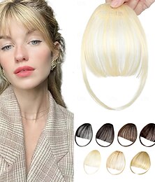 economico -clip in frangia-frangia finta fermaglio per capelli frangia sottile fermaglio per capelli frangia per donna frangia finta clip extension per capelli frangia con tempie posticci frangia curva per uso