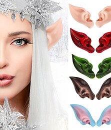 お買い得  -エルフ 妖精 ハロウィン Ear Cuffs カーニバルコスチューム 面白いコスチューム 成人 男性用 女性用 カーニバル マルディグラ パーティー 簡単なハロウィンコスチューム ドレスアップ