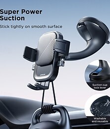 levne -Držák telefonu na palubní desce držák telefonu na čelní sklo automobilu Typ spony Sací pohár Držák telefonu pro Auto Kompatibilní s Všechny mobilní telefony Doplňky k mobilu