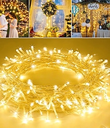 ieftine -petrecere elegante nunta receptie siruri de lumini cu led alimentate cu baterii, siruri luminoase de craciun 3/6/10m 30/40/80 led-uri pentru dormitor, nunta, petrecere &amp; decor de Valentine's Day