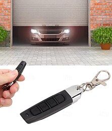 abordables -Interrupteur à distance sans fil 433,92 MHz pour ouvre-porte de garage, clonage de clé à distance avec porte-clés, bouton d'apprentissage pour porte basculante de voiture, éclairage LED