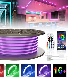 economico -3M 5m 7m Set luci 96 LED 5050 SMD 10mm 1 telecomando da 24Keys 1 set Colori primari Strisce LED Feste All'aperto Impermeabile 220-240 V