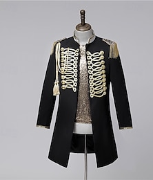 お買い得  -レトリ/ヴィンテージ ロココ調 コート 仮面舞踏会 サーカスジャケット プリンス 貴族 仮装 男性用 王立 カーニバル マスカレード マルディグラ イベント/パーティー 成人 コート 春 秋冬