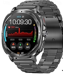 economico -iMosi ET492 Orologio intelligente 1.43 pollice Intelligente Guarda Bluetooth ECG + PPG Monitoraggio della temperatura Pedometro Compatibile con Android iOS Da donna Da uomo Chiamate in vivavoce