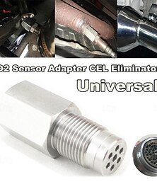 economico -Adattatore filettato per sensore di ossigeno m18x1,5 in acciaio inox, distanziale di estensione per emulatore di convertitore mini catalizzatore universale