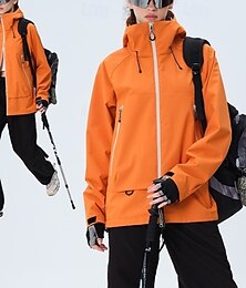 voordelige -Voor heren Dames Softshell jas Wandeljack Buitenshuis Winddicht Waterbestendig Lichtgewicht jack Windjack Reizen Zwart Geel Leger Groen Paars Oranje