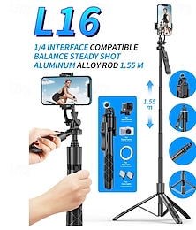 economico -Asta per selfie Bluetooth Allungabile Lunghezza massima 155 cm Per Universale Android / iOS Universali