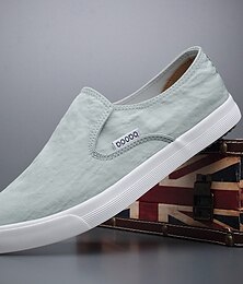 economico -sneakers da uomo in tela slip-on leggere – scarpe casual traspiranti per l'uso quotidiano e per i viaggi