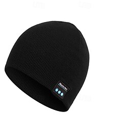 abordables -Hombre Unisexo Sombrero de Beanie Sombreros de invierno Gorros 骷髅头毛线帽 Sombrero tejido Negro Rojo Fibra de acrílico De Punto Acogedor Ropa Cotidiana Noche Color sólido/liso Templado