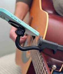 abordables -guitare &support de téléphone ukulélé pour magsafe - clip facile en abs étanche