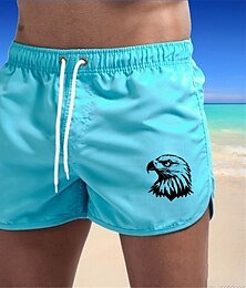 voordelige -Voor heren Lange zwembroeken Zwemshorts Boardshorts Badpak Trekkoord Zwemmen Surfen Strand Watersport Gedrukt Zomer Lente