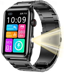 economico -iMosi G50 Orologio intelligente 1.57 pollice Intelligente Guarda Bluetooth Monitoraggio della temperatura Pedometro Avviso di chiamata Compatibile con Android iOS Da donna Da uomo Chiamate in