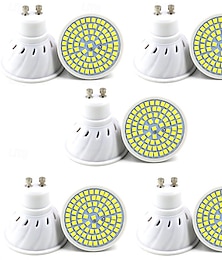 baratos -10pcs gu10 led spotlight bulbs - ac 220v, 2835 smd led lamp, 48/60/80 leds, iluminação interna de economia de energia para casa e escritório