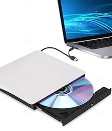 economico -Unità CD/DVD esterna - Masterizzatore lettore portatile USB 3.0 e Type-C per laptop compatibile con MacBook Pro/Air iMac Windows 7/8/10/XP/Vista