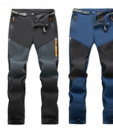 abordables -Femmes Pantalons Convertibles à Fermeture Éclair Pantalons de randonnée Patchwork Été Extérieur Coupe-vent Séchage Rapide Léger Élastique Bas Vert Véronèse Bleu Marine Chasse Pêche Escalade S M L XL