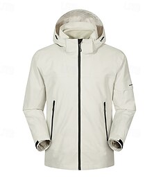 economico -Per donna Giacca Softshell Giubbino da escursione Inverno All'aperto Tenere al caldo Fodera di vello Antivento Resistente all'acqua Giacca 3 in 1 Giacca invernale Giacche in pile Viaggi Nero Avorio