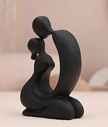 abordables -Statue de couple en résine s'embrassant, artisanat artistique pour la décoration de la maison, du salon, du bureau, du café, polyvalente pour l'intérieur &ornement d'entrée de table d'extérieur pour