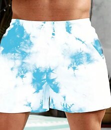 voordelige -Voor heren Lange zwembroeken Zwemshorts Boardshorts Badpak Trekkoord Met zakken Zwemmen Surfen Strand Watersport Tie Dye Zomer Lente