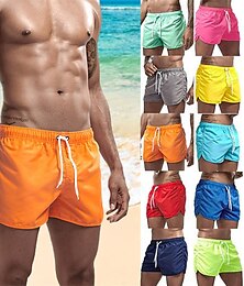 voordelige -Voor heren Lange zwembroeken Zwemshorts Boardshorts Badpak Trekkoord Zwemmen Surfen Strand Watersport Effen Zomer Lente