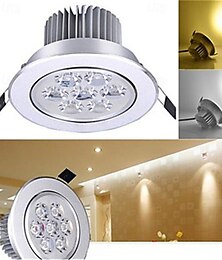 economico -faretto led downlight 7w faretto da incasso lampada da soffitto illuminazione domestica per cucina soggiorno bagno 2/4 pezzi