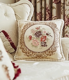 economico -decorativi cuscini di lancio fodera per cuscino stile europeo palazzo stile retrò precisione jacquard copertura della cassa del cuscino di alta qualità soggiorno camera da letto fodera per cuscino