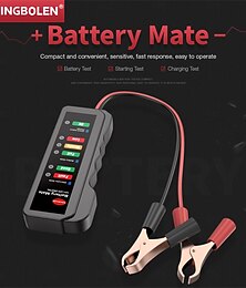 economico -mini tester portatile per batteria auto da 12 V tester alternatore digitale display a 6 luci a LED strumento diagnostico per auto tester per batteria auto