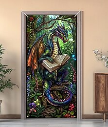 economico -decorazioni per porte copriporta lettura drago arazzo per porta tenda per porta decorazione fondale interno/esterno striscione per porta d'ingresso fattoria