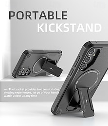 abordables -teléfono Funda Para Samsung galaxia S25 S24 Ultra Plus A35 5G Funda Trasera con Soporte Antigolpes Retro ordenador personal