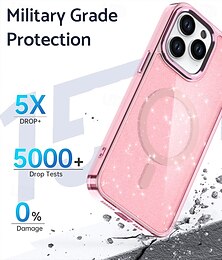 levne -telefon Carcasă Pro iPhone 17 Pro Max 17 Air 16 15 14 Pro Max Plus 13 12 11 Pro Max Zadní kryt Magnetické Bling Glitter Lesklé Nárazuvzdorné Retro PC Silikon