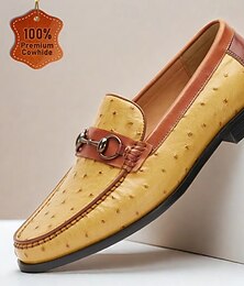 お買い得  -男性用 ローファー＆スリップアドオン クラシックローファー レザー 高通気性 快適 すべり止め ローファー ワイン ブルー 褐色 秋 冬