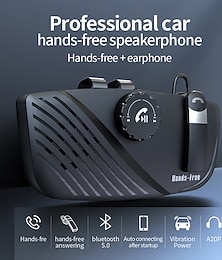 halpa -2 in 1 aurinkosuoja langaton kaiutin siri kaiutin handsfree kaiutinpuhelin bluetooth autosarja kuulokkeet