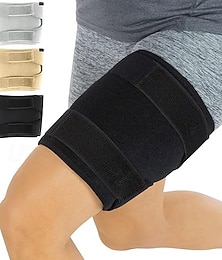 halpa -reisituki - hamstring quad -kääre - säädettävä puristushihan tuki vedetylle nivuslihakselle, nyrjähdyksille, nelipäisille, jännetulehduksille, harjoituksille, iskiaskivulle ja urheilun palautumiselle