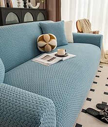 abordables -Funda de sofá de alta elasticidad, tela suave y elástica, se adapta perfectamente a la mayoría de los sofás, funda duradera y cómoda que protege los muebles de manchas y daños, fácil de instalar y